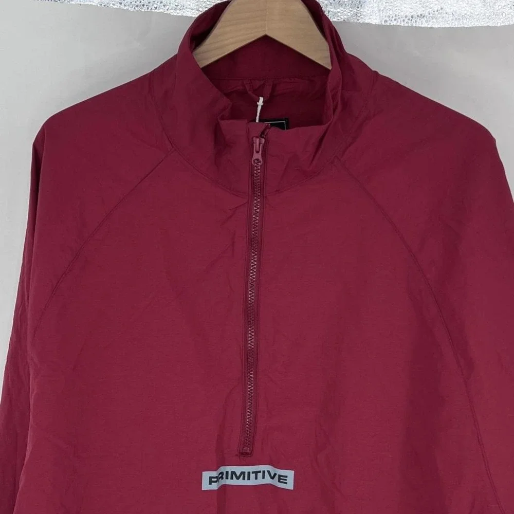 NWT Primitive Skateboarding nylon Half Zip Pullover windbreaker Jacket Men's XL